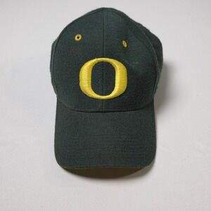 Nike Oregon Ducks Hat Mens OSFM Green Wool Embroidered Adjustable Baseball Cap